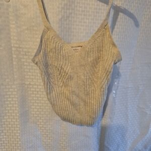Auden Cream Ribbed Camisole